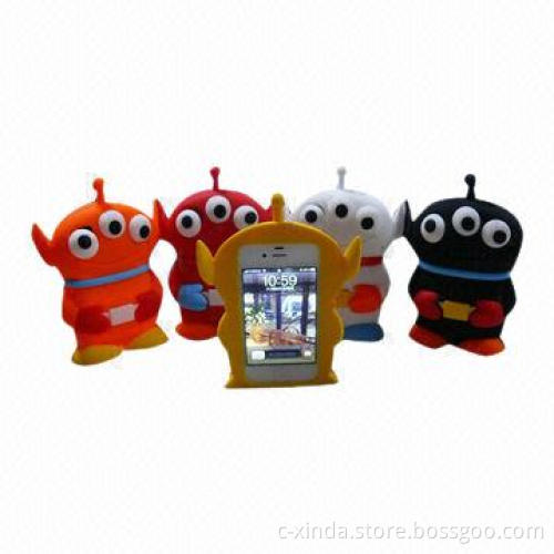 Silicone case for iPhone 4/4S, durable, bread-and-butter, high-fashion design